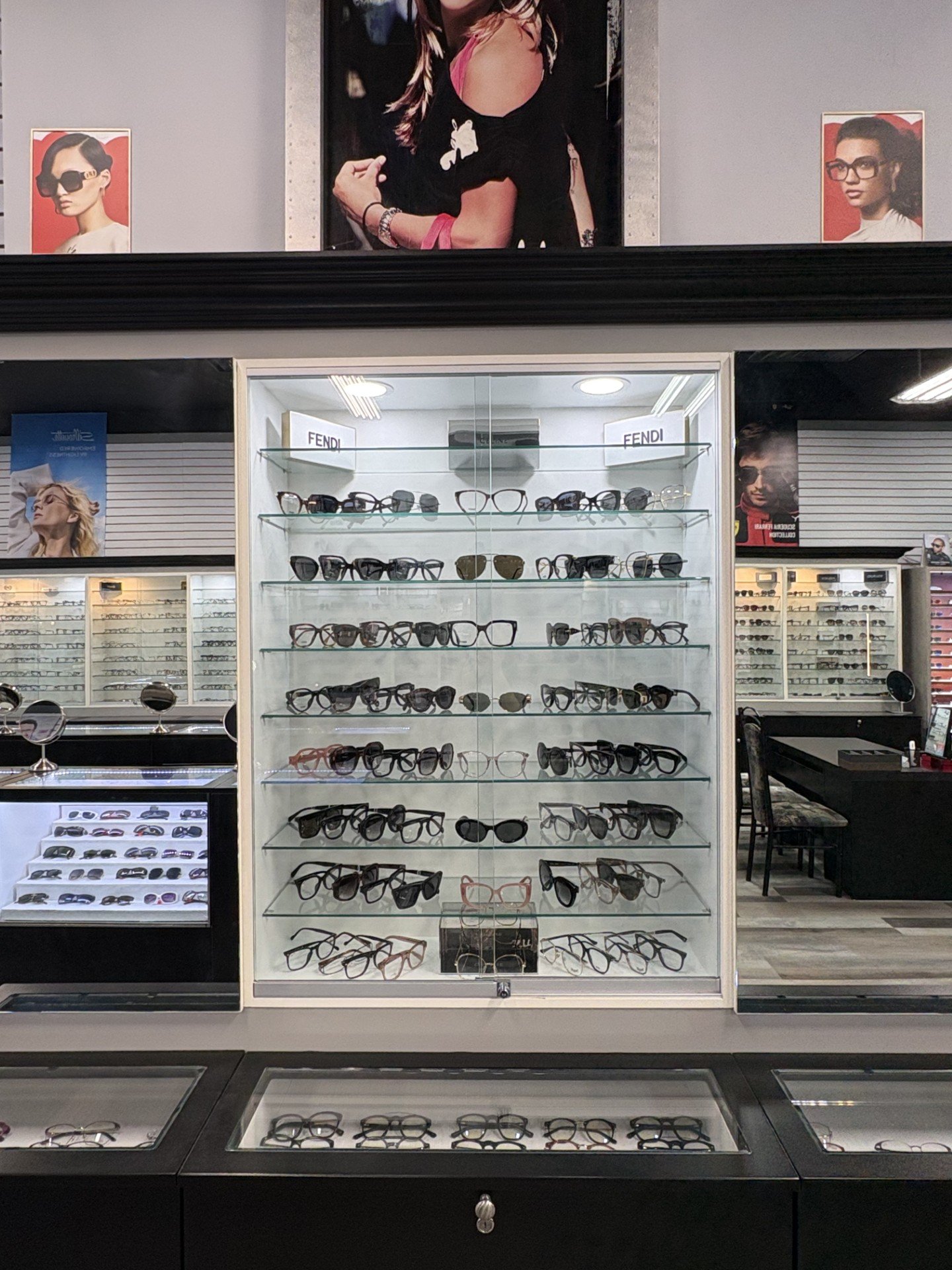 Customer consultation area at Parkway Optical